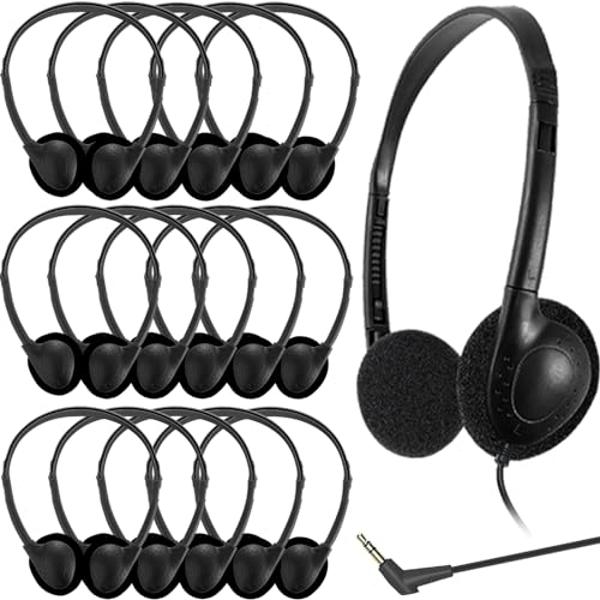 Auriculares inalámbricos JLab Go Work con micrófono, Bluetooth para PC con más de 45 horas de reproducción y conexión multipunto a portátiles y dispositivos móviles, con cable o in