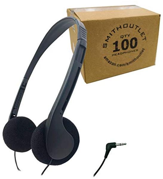 Auriculares POWMEE M1 para niños, con cable, plegables, ajustables, estéreo, antienredos, con conector jack de 3,5 mm, supraaurales (morado)