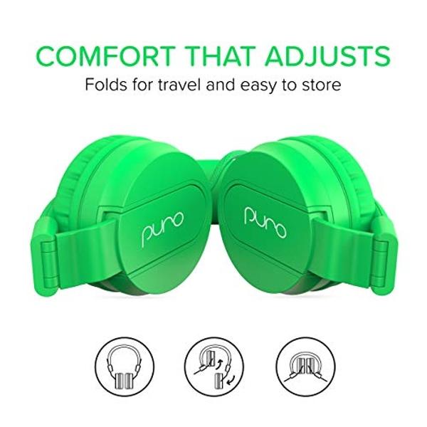 Auriculares supraaurales Bluetooth para niños LilGadgets Untangled Pro, para la escuela, con micrófono, volumen limitado, tecnología SharePort, acolchado suave al tacto, color blan