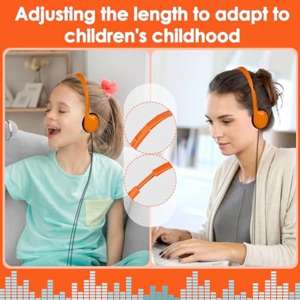 Audífonos Bluetooth PuroQuiet Plus supraaurales con cancelación activa de ruido y volumen limitado de Puro Sound Labs: audífonos ligeros para niños con micrófono integrado, sonido 