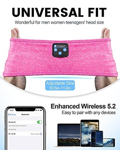 Auriculares Fulext con Bluetooth para dormir, diadema deportiva con música, ultrasuaves para quienes duermen de lado, regalo para hombres y mujeres.