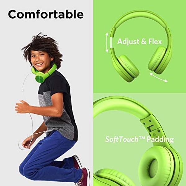 Ladont - Paquete de 8 auriculares para niños (8 colores surtidos)
