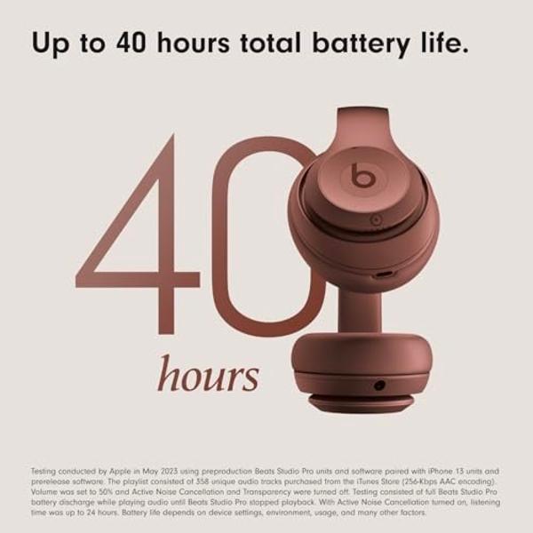 Beats Studio Pro x Kim Kardashian - Auriculares inalámbricos Bluetooth con cancelación de ruido - Color Tierra (Renovados)