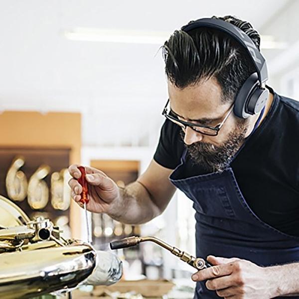 Auriculares supraaurales Bluetooth con aislamiento de ruido Plantronics ...