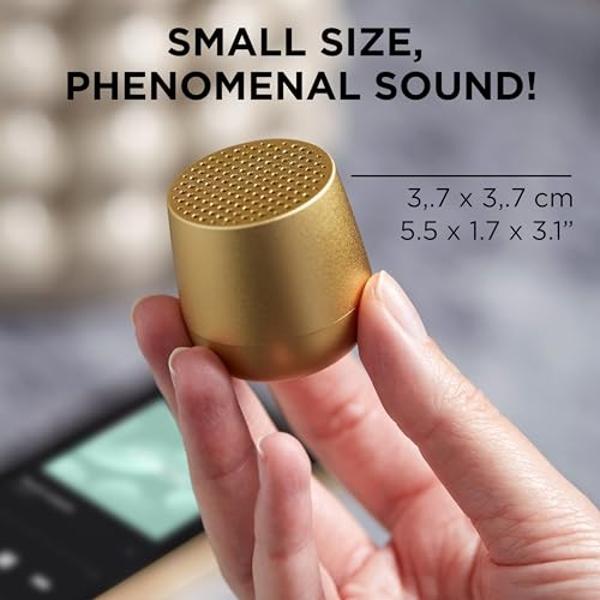 Minialtavoz portátil Bluetooth Lexon MINO+ con sonido HD, recargable y ...