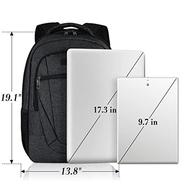 Mochila de viaje Tomtoc de 40 l, homologada por la TSA para vuelos, ligera, resistente al agua, ideal para negocios, ideal para un portátil de 17,3 pulgadas y un bolso grande y dur