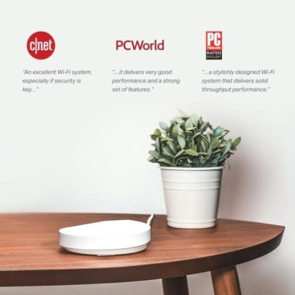 Router WiFi en malla TP-Link Deco (Deco M5): Router inalámbrico Gigabit de doble banda, CPU de cuatro núcleos, MU-MIMO, HomeCare, Control parental, Cobertura de hasta 180 m², Compa
