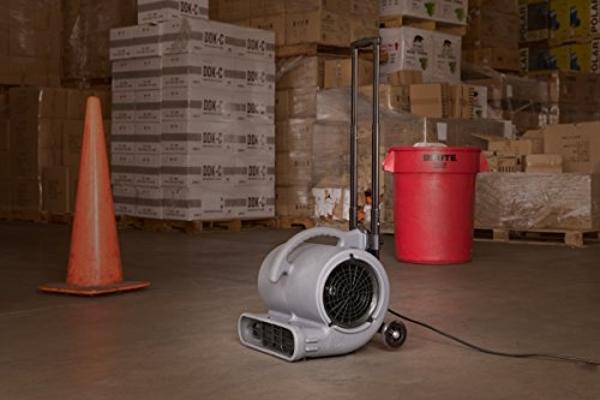 B-Air VP-50 1/2 HP 2950 CFM Ventilador de aire con asa, gris