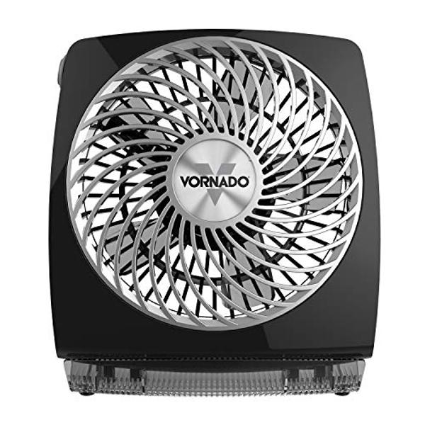 Ventilador de circulación de aire personal Vornado FIT con diseño plegable, flujo de aire dirigible, tamaño compacto, perfecto para viajes o uso de escritorio, color negro
