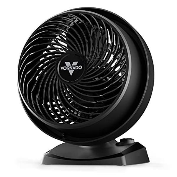 Ventilador circulador de aire para toda la habitación Vornado 52 con 3 velocidades, color negro