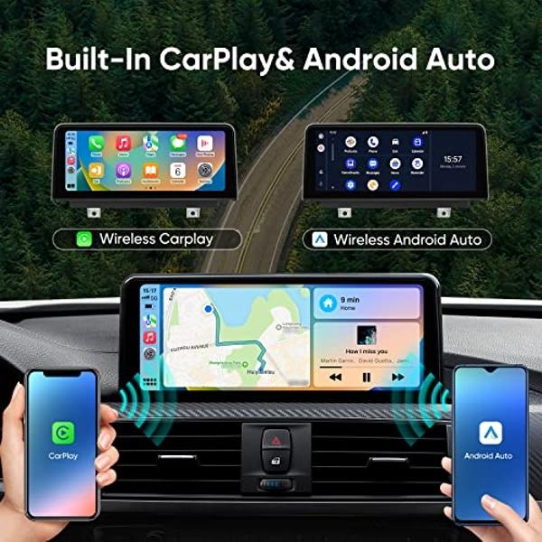 Radio con pantalla CarPlay de 10,25" para BMW F30 | Android Auto y MirrorLink inalámbricos | Sistema Linux para BMW Serie 3/4 (2013-2016) | El sistema NBT conserva los controles iD