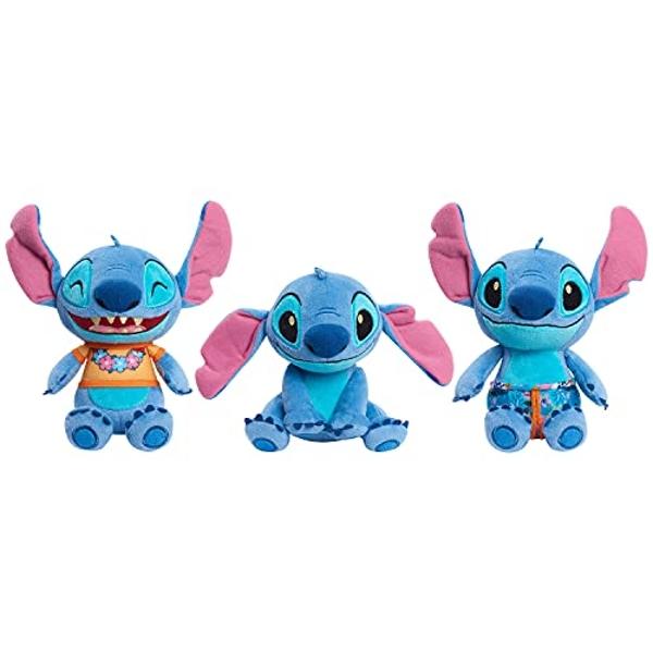 Peluche puf de 19 cm de Lilo & Stitch de Disney, con orejas de Stitch, para niños a partir de 2 años, de Just Play