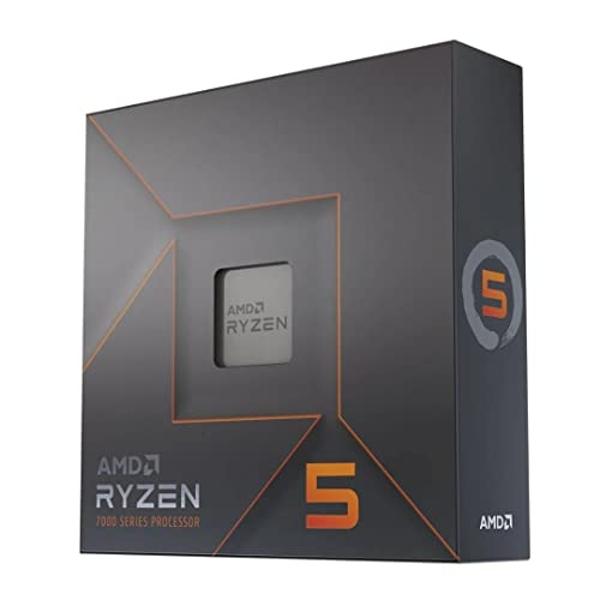 Procesador de escritorio desbloqueado AMD Ryzen 5 7600X de 6 núcleos y 12 subprocesos