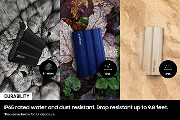 SSD portátil SanDisk Extreme de 2 TB: hasta 1050 MB/s, USB-C, USB 3.2 Gen 2, resistencia al agua y al polvo IP65, firmware actualizado, Monterey - Unidad de estado sólido externa -