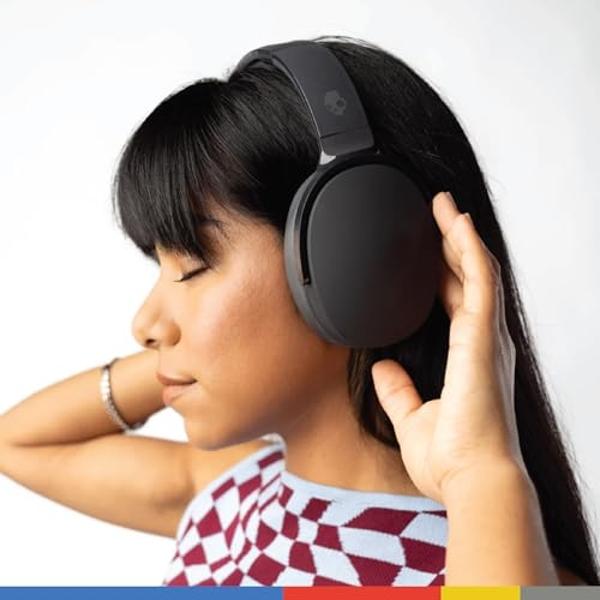 Audífonos inalámbricos Skullcandy Hesh Evo con Bluetooth, cable de carga, aislamiento de ruido, hasta 36 horas de batería, diseño plegable y ligero, micrófono para iPhone y Android