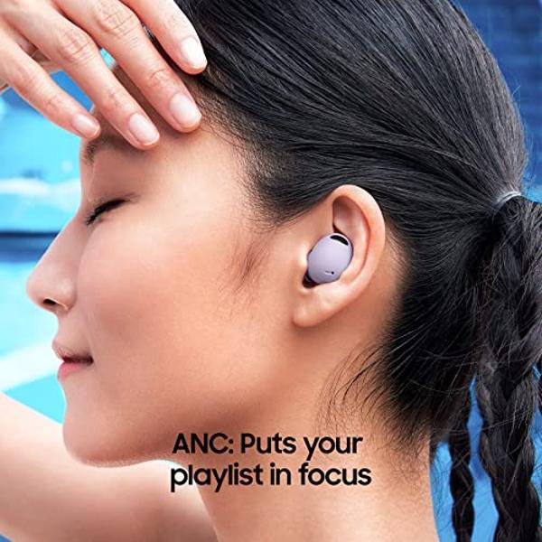 Auriculares Bluetooth inalámbricos Samsung Galaxy Buds 2 Pro, cancelación de ruido, sonido Hi-Fi, audio 360, ajuste cómodo, voz HD, resistencia al agua IPX7, color blanco [Versión 