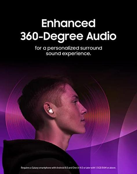 Auriculares Bluetooth inalámbricos Samsung Galaxy Buds 2 Pro, cancelación de ruido, sonido Hi-Fi, audio 360, ajuste cómodo, voz HD, resistencia al agua IPX7, color blanco [Versión 