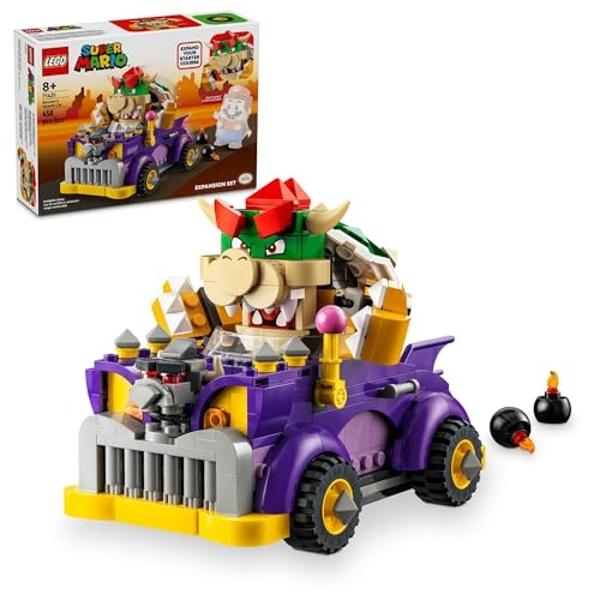Set de expansión LEGO Super Mario Bowser's Muscle Car, juguete coleccionable de Bowser para niños, regalo para niños, niñas y jugadores a partir de 8 años, 71431