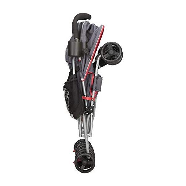 Cochecito Delta Children LX Side by Side, con reclinación, almacenamiento y plegado compacto, gris