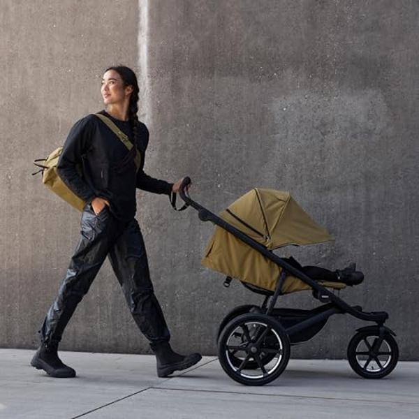 Cochecito todoterreno Thule Urban Glide 3 para un solo niño, sistema de suspensión total, neumáticos de aire, asiento vertical con reclinación ajustable y reposapiernas integrado, 