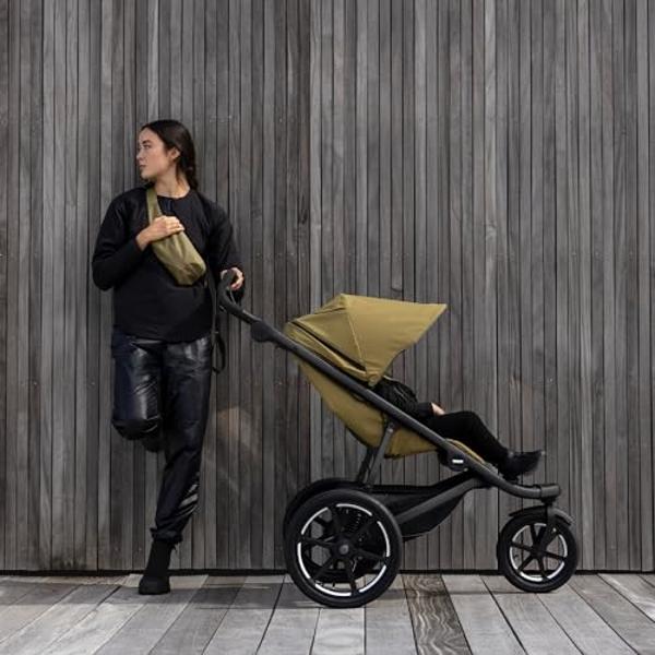 Cochecito todoterreno Thule Urban Glide 3 para un solo niño, sistema de suspensión total, neumáticos de aire, asiento vertical con reclinación ajustable y reposapiernas integrado, 