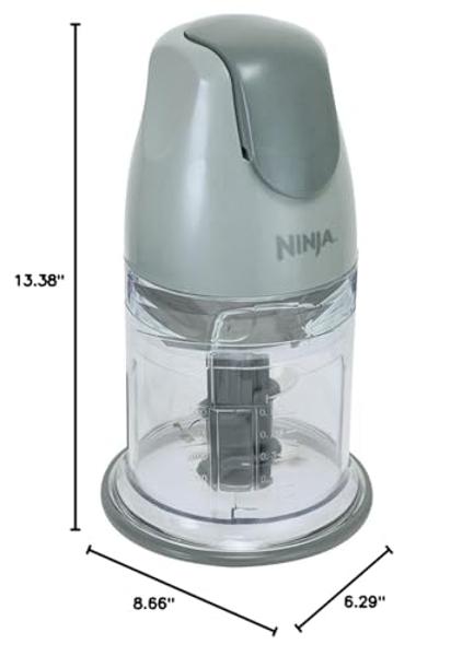 Licuadora Ninja QB900B Master Prep con jarra de 1,2 litros y tazón para ...