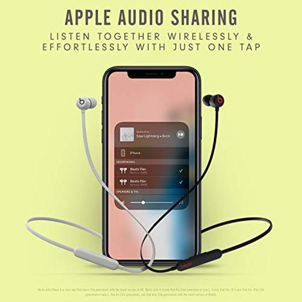 Auriculares inalámbricos Beats Flex - Chip Apple W1, auriculares magnéticos, Bluetooth de clase 1, 12 horas de reproducción, micrófono integrado - Azul llama