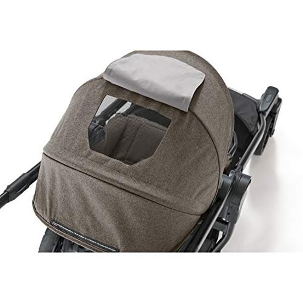 Baby Jogger City Select LUX | 20 maneras de viajar, cochecito individual o doble | Plegado rápido, color topo