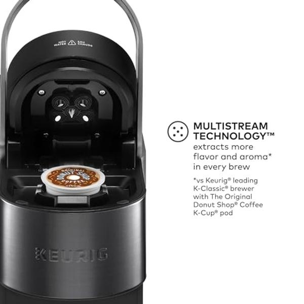 Cafetera inteligente Keurig K-Supreme Plus, cápsulas individuales K-Cup, tecnología BREWID y MultiStream, 78 oz, color negro