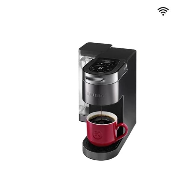 Cafetera inteligente Keurig K-Supreme Plus, cápsulas individuales K-Cup, tecnología BREWID y MultiStream, 78 oz, color negro