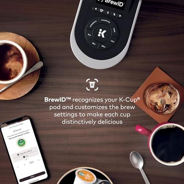 Cafetera inteligente Keurig K-Supreme, tecnología MultiStream, prepara tazas de 6 a 12 oz, color negro