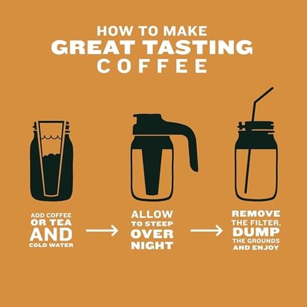 Cafetera de prensa francesa Bodum Brazil de 940 ml, vidrio de borosilicato de alta resistencia, color negro - Fabricada en Portugal