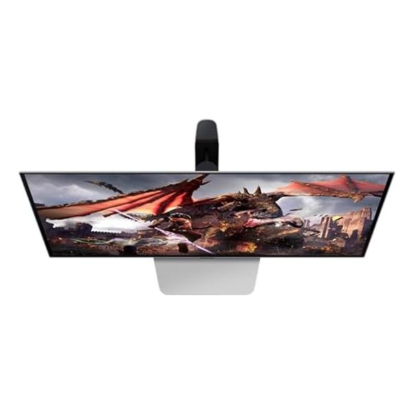 Monitor para juegos Samsung Odyssey OLED G8 (G80SD) de 32" 4K UHD compatible con G-Sync, QD-OLED, 240 Hz, 0,03 ms, pantalla antirreflejos, elegante diseño metálico, 3 años de garan