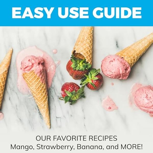 Máquina para hacer granizados Hoinvaet Magic Slushy Maker, vaso exprimidor, batidora casera, vaso refrescante, ¡hazlo tú mismo! (Azul)