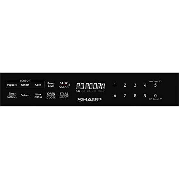 Horno microondas de cajón Sharp SMD2489ES de acero inoxidable de 1.2 pies cúbicos