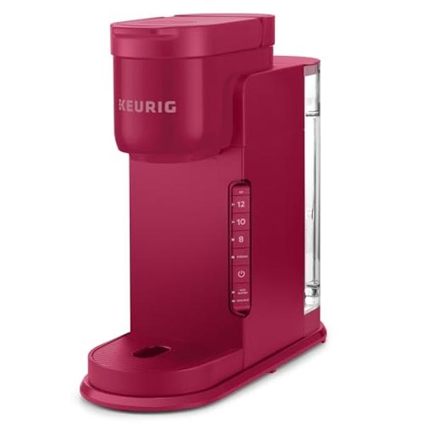 Cafetera de cápsulas Keurig K-Express de una sola porción, 3 tamaños de café, botón de función potente, depósito extraíble de 1,1 l, color Island Berry