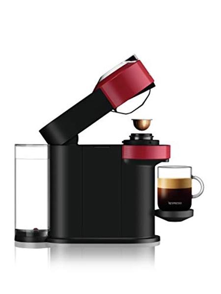 Cafetera y cafetera espresso Nespresso Vertuo Next de Breville con espumador de leche, 1,1 litros, color cereza