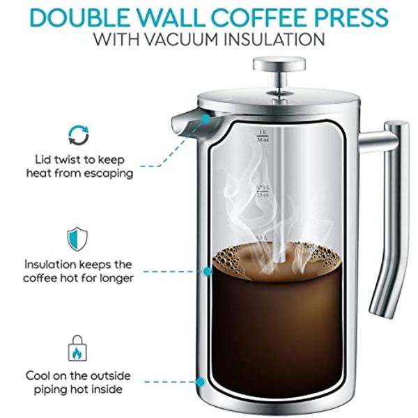 Cafetera y cafetera espresso Nespresso Vertuo Next de Breville con espumador de leche, 1,1 litros, color cereza