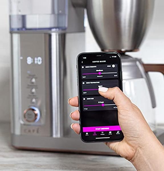 Cafetera de goteo Café Specialty | Jarra de vidrio para 10 tazas | Tecnología de preparación por voz con wifi | Artículos esenciales para la cocina | Certificación SCA, preparación