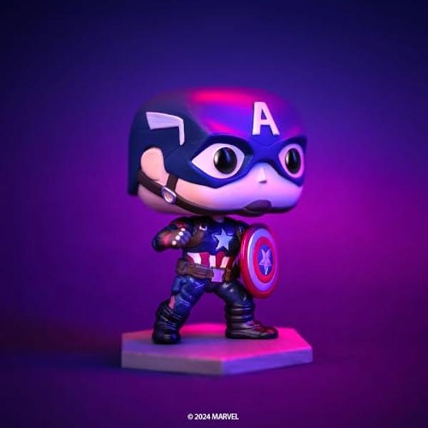 Funko POP! Marvel: Civil War - Figura de vinilo coleccionable - Capitán América - Idea de regalo - Mercancía oficial - Para niños y adultos - Fanáticos del cine