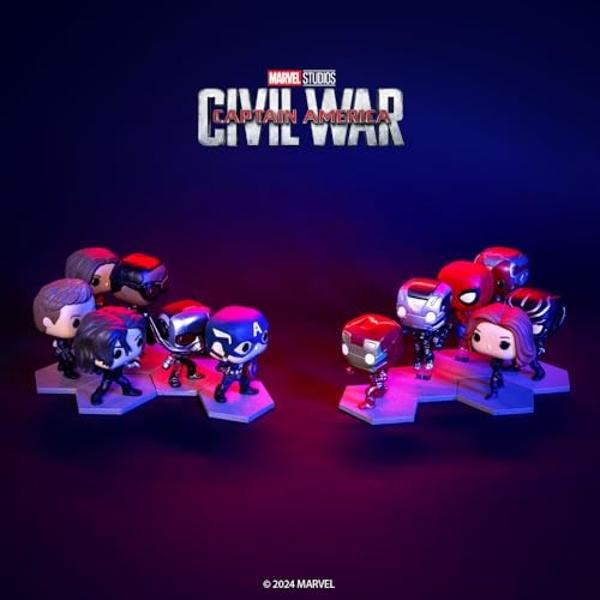Funko POP! Marvel: Civil War - Figura de vinilo coleccionable - Capitán América - Idea de regalo - Mercancía oficial - Para niños y adultos - Fanáticos del cine