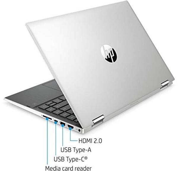 Portátil convertible HP Pavilion X360 2 en 1 de 14" con pantalla táctil HD, Intel Core i3-1005G1 de 10.ª generación, 8 GB de RAM, SSD de 128 GB, wifi, cámara web y Windows 10 S.