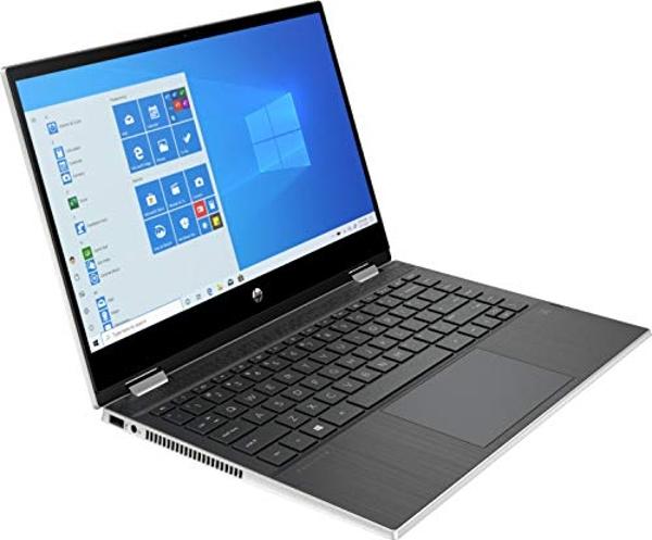 Portátil convertible HP Pavilion X360 2 en 1 de 14" con pantalla táctil HD, Intel Core i3-1005G1 de 10.ª generación, 8 GB de RAM, SSD de 128 GB, wifi, cámara web y Windows 10 S.