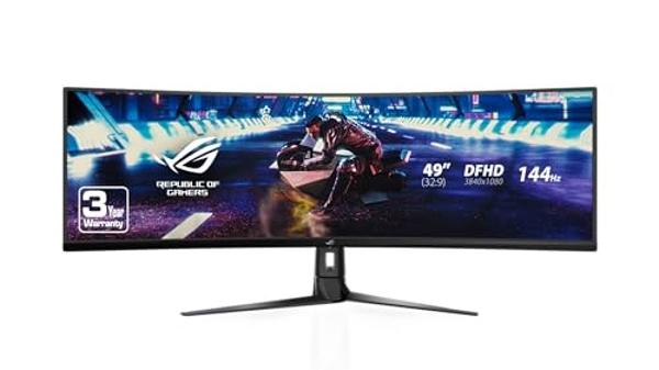 Monitor curvo para juegos Asus ROG Strix XG49VQ de 49 pulgadas ...