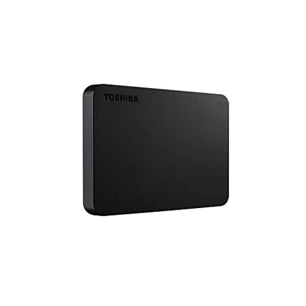 Disco duro externo portátil Toshiba Canvio Basics de 1 TB, USB 3.0, negro - HDTB410XK3AA