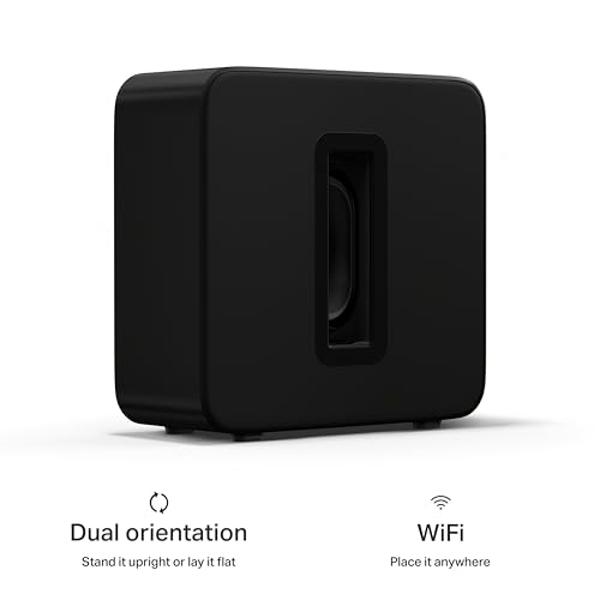 Sonos Sub 4 - Subwoofer inalámbrico - Negro