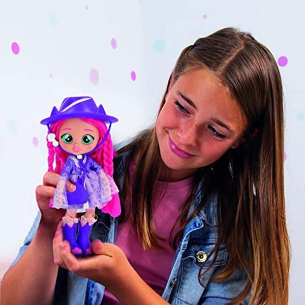 Muñeca de moda Cry Babies BFF Katie con más de 9 sorpresas que incluyen atuendo y accesorios para juguetes de moda, niñas y niños de 4 años en adelante, 7.8 pulgadas.