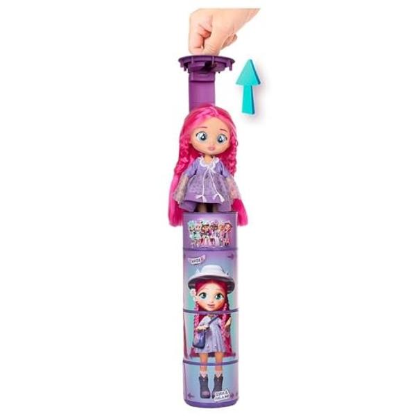 Muñeca de moda Cry Babies BFF Katie con más de 9 sorpresas que incluyen atuendo y accesorios para juguetes de moda, niñas y niños de 4 años en adelante, 7.8 pulgadas.