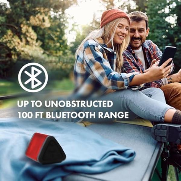 Minialtavoz Bluetooth portátil EWA A106, graves mejorados y sonido de alta definición, diseño portátil, para iPhone, iPad, Nexus, portátiles y más (oro rosa)