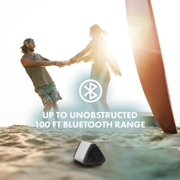 Altavoz Bluetooth portátil Oontz Angle 3 mejorado: sonido de 5.0-10 W, batería de 14 horas, alcance inalámbrico de 30 m, resistencia al agua IPX5, altavoz pequeño y económico para 